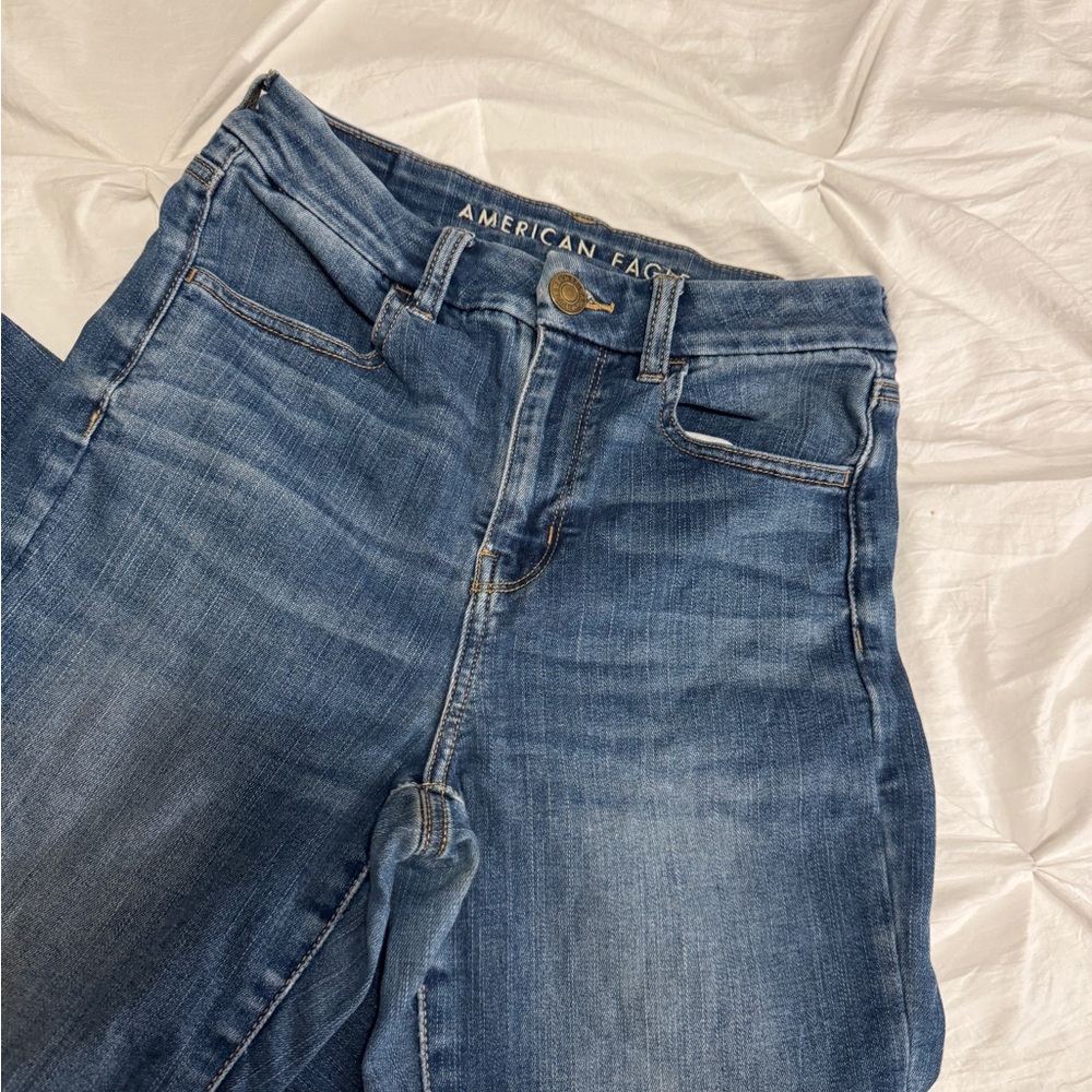 American Eagle Outfitters High Rise Blue Jeans